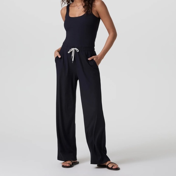 Vuori Pants - BNWT VUORI Black Pose Scoop Jumpsuit